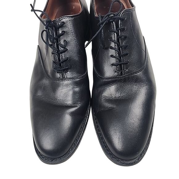 Allen Edmonds Carlyle Black Leather Plain Toe Dress Shoes Mens Size 10 D - Picture 2 of 9